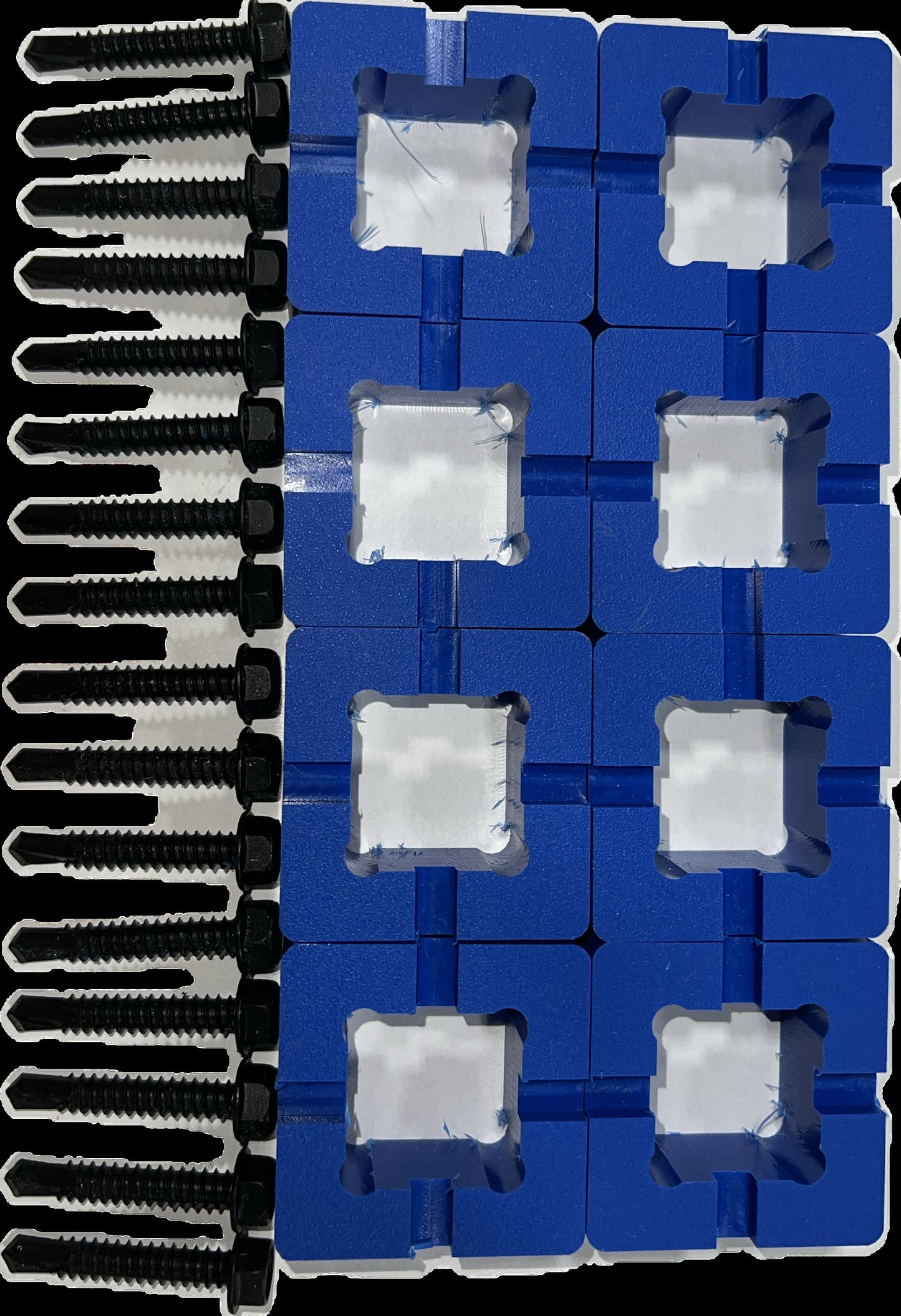 Aluminum 1" Residential Rail Gate Block Kit