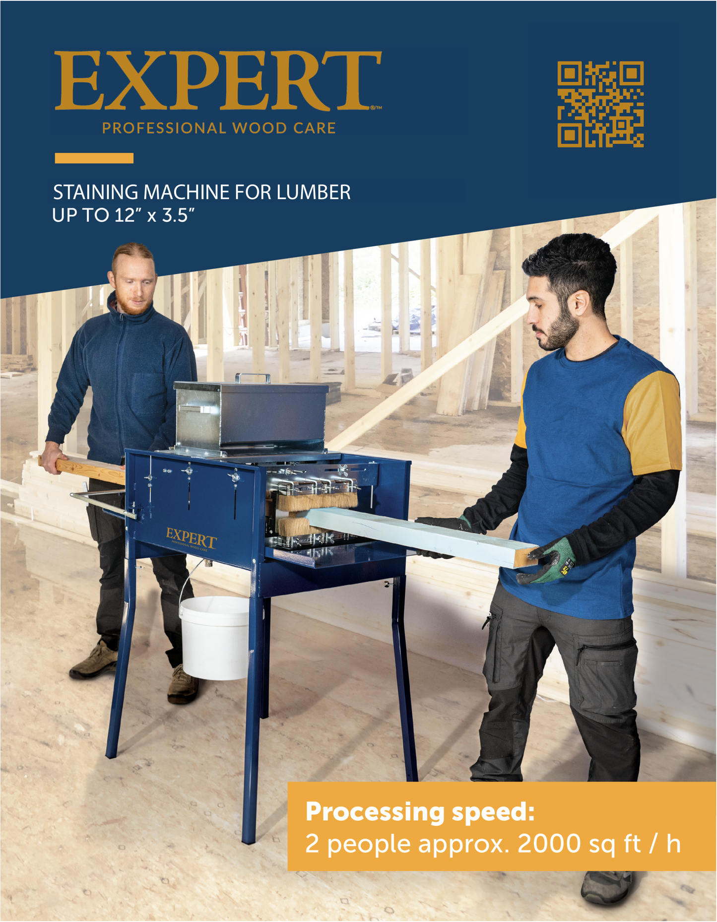 Staining Machine for Lumber - Stain & Seal Experts Store