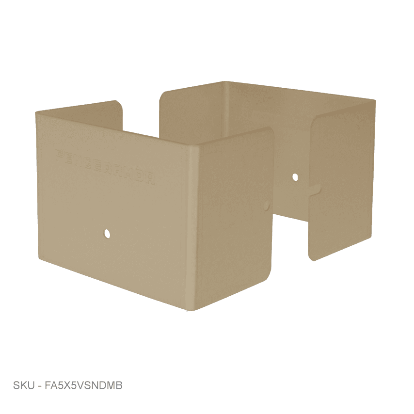 Full Protection Post Protectors - 3” Tall - Fence Armor