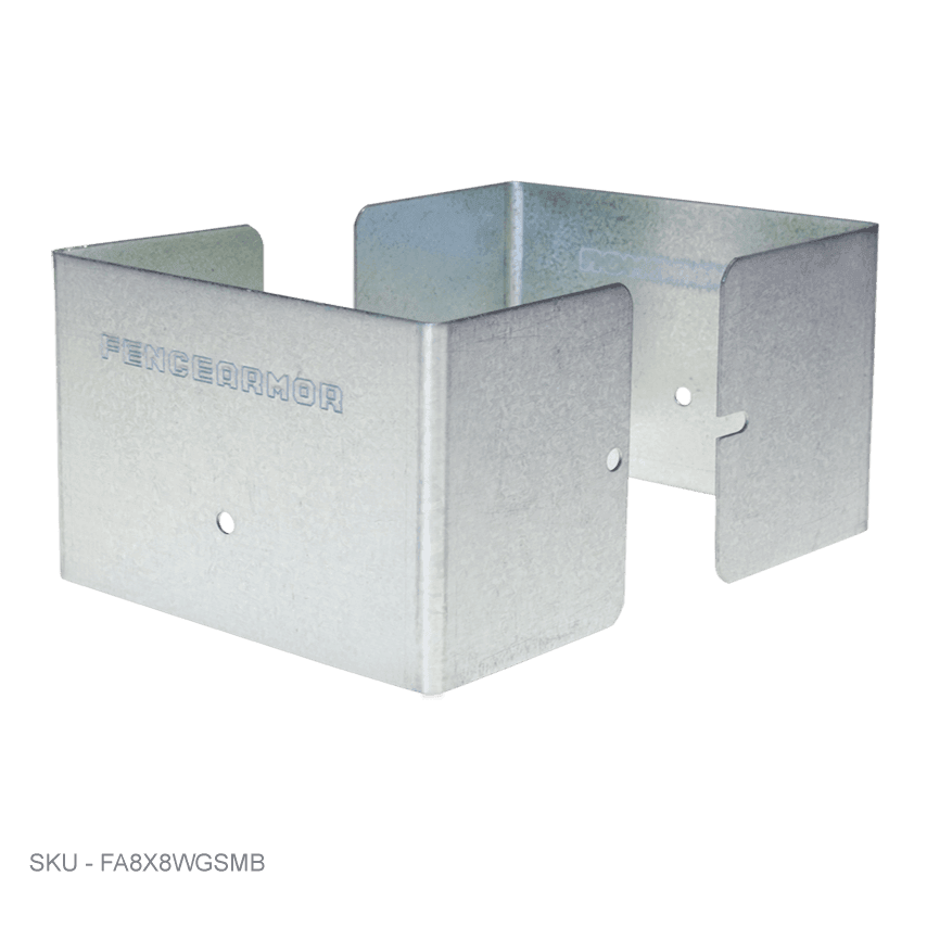 Full Protection Post Protectors - 3” Tall - Fence Armor