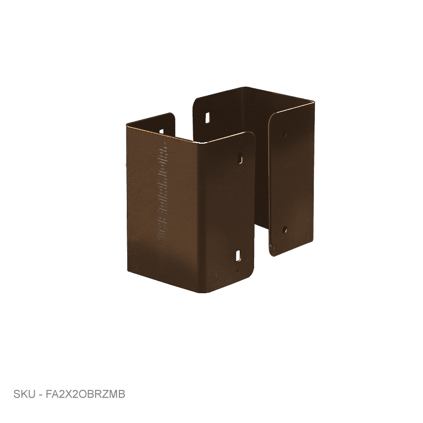 Post Guards Ornamental Post Protection - 2.00" to 3.00" Full Metal Post Protection - Fence Armor