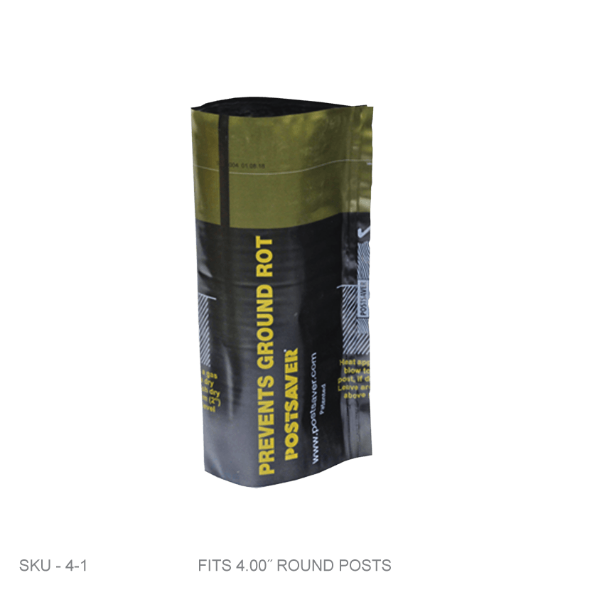 Postsaver Rot Barrier Sleeves Singles - 3.50" x 3.50" to 4.00" Post Size - Fence Armor
