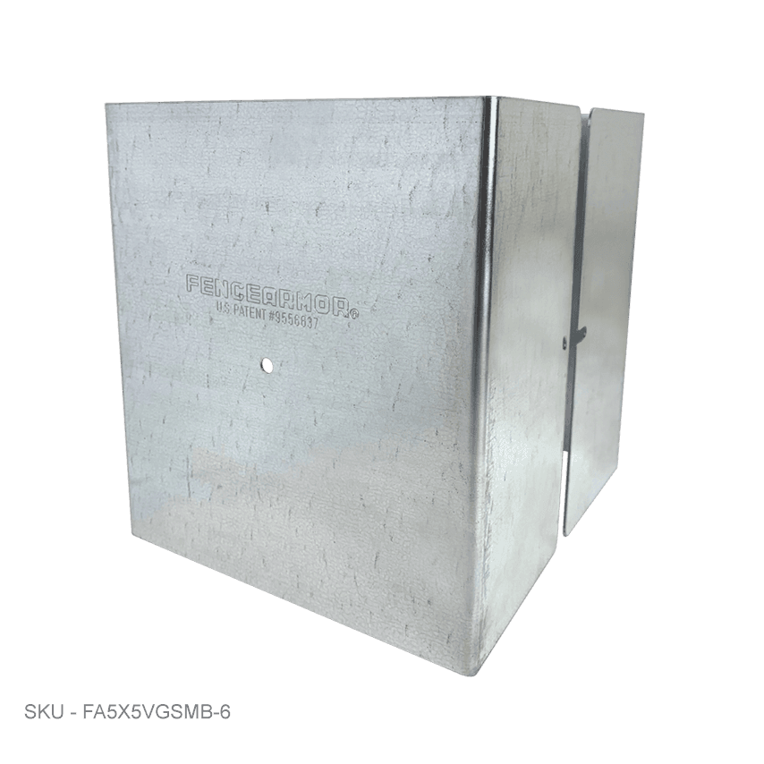 Pro Series Post Protection - 6” Tall - Fence Armor