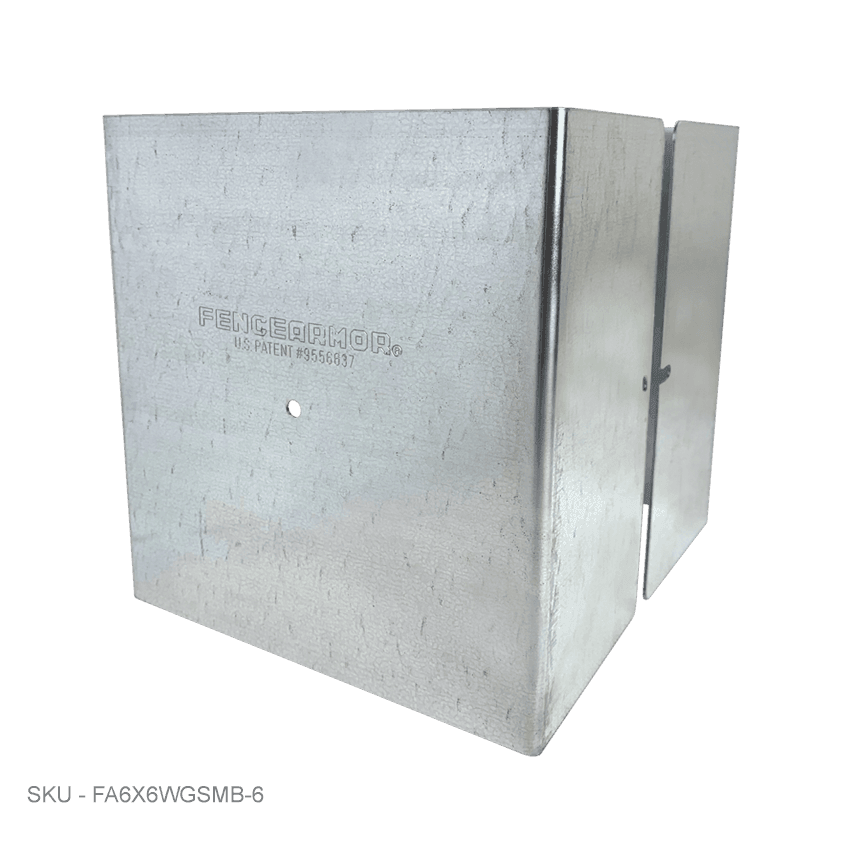 Pro Series Post Protection - 6” Tall - Fence Armor
