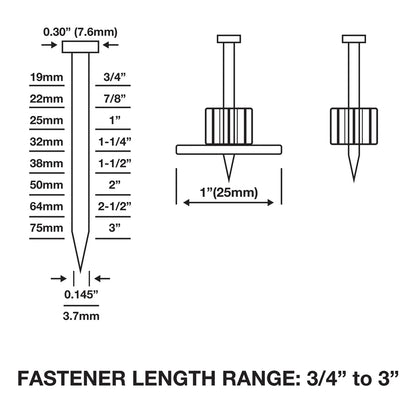 Freeman 3″ Single Pin Concrete Nailer