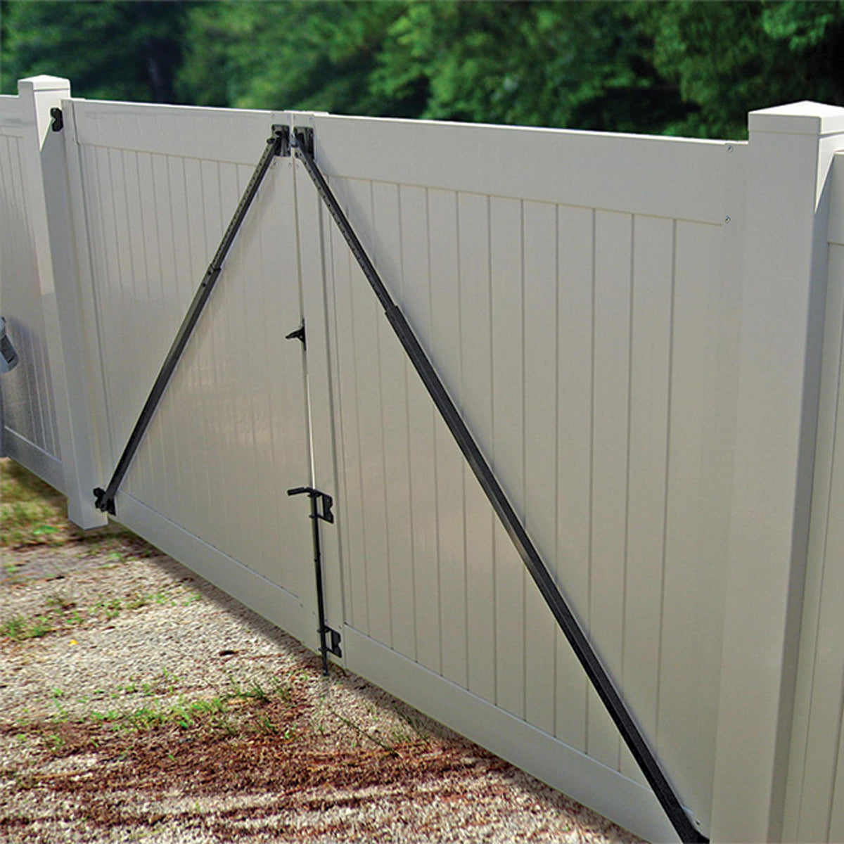 Pvc Railing Support Brace Vinyl Gate Brace Kit – Mr. Fence Tools