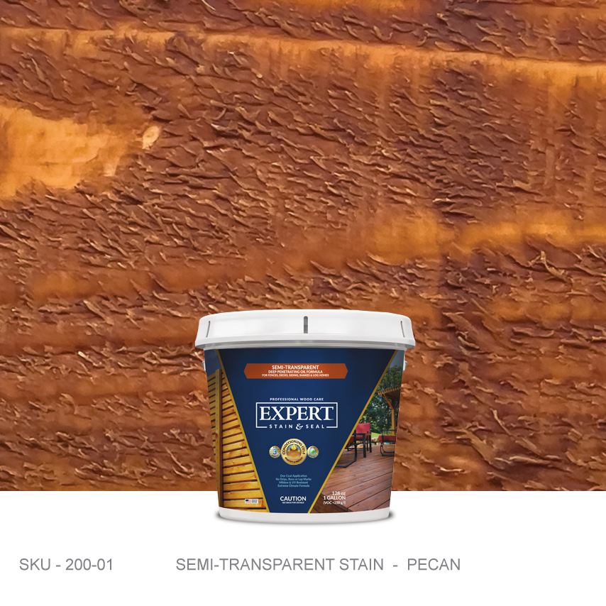 Semi-Transparent Wood Stain & Sealer - Stain & Seal Experts Store