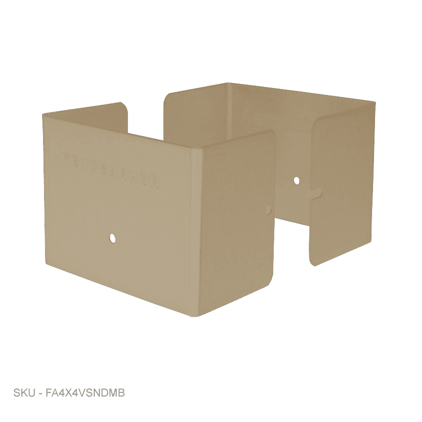 Full Protection Post Protectors & Mailbox Post Protectors - 3” Tall